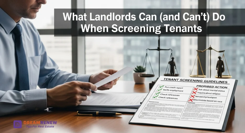 What Landlords Can (and Can’t) Do When Screening Tenants